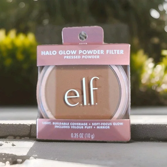 Elf Halo Flow Powder Filter Pressed Powder Tan Neutral Warm 0.35 Oz