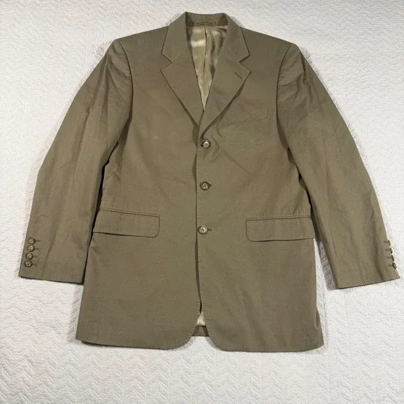 Smuggler Paris Mens Blazer EU50 US42 Made in France Loro Piana Cotton Sport Coat