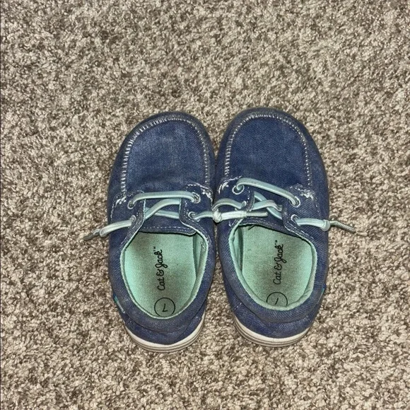 Cat & Jack Kids' Navy Moccasins