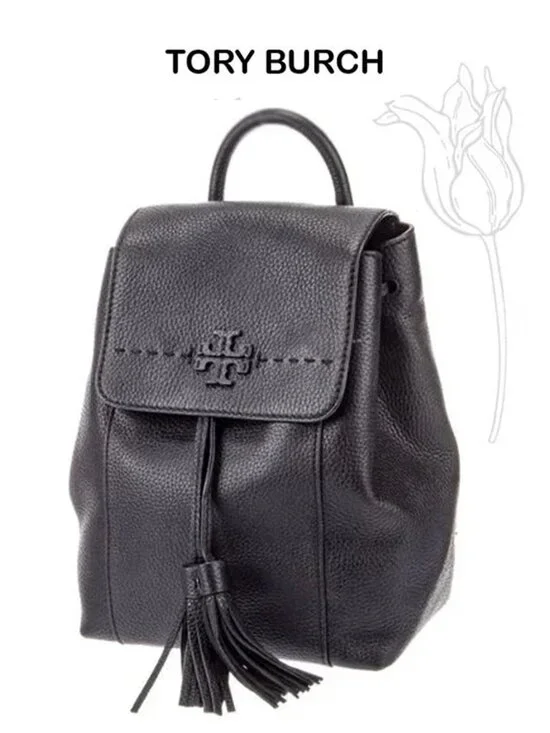 Tory Burch Thea Leather Pebbled Backpack NWOT