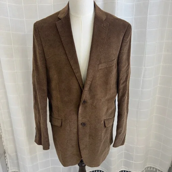 Made by Cam Newton Men's Brown Corduroy Blazer 44L