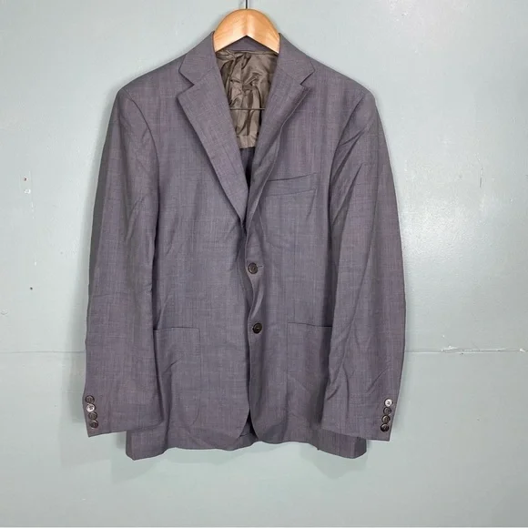 Canali Gray Kai Travel Blazer Sz IT‎ 48 , US 38
