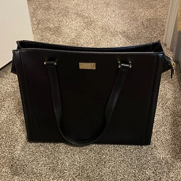 Kate Spade Black Leather Tote