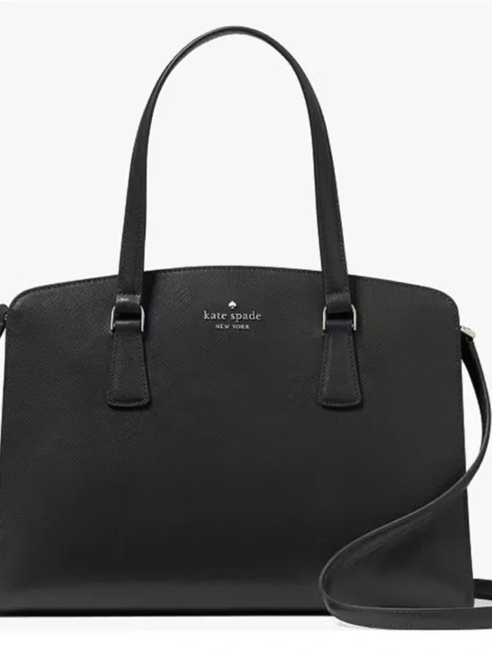 Kate Spade Perry Medium Satchel in Black