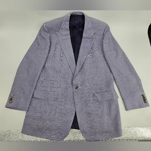 Joseph Scafidi Light PURPLE Bespoke Suit Jacket Blazer Sports Coat sz 44 L