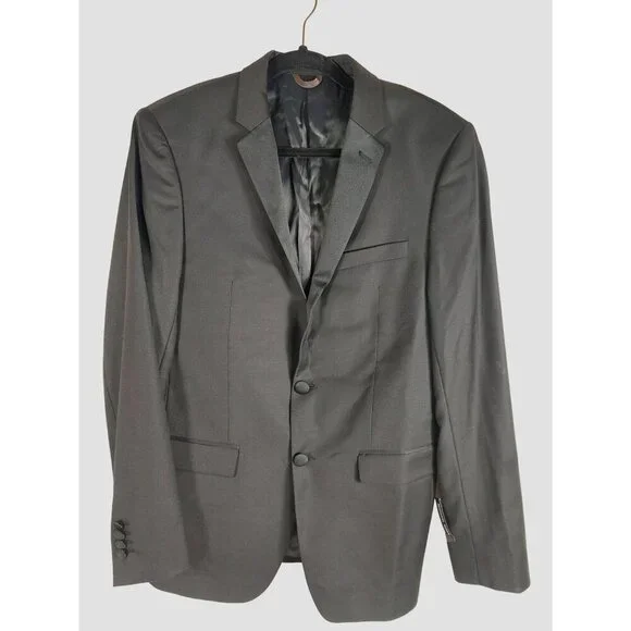 Michael Kors Wool Mens Black Blazer Jacket Size 38R Sport Coat Suit NEW