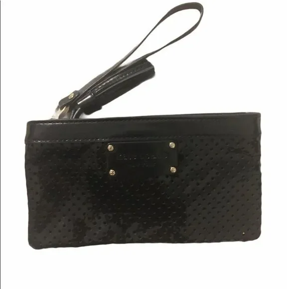 Kate spade pouch wallet Black Classic
