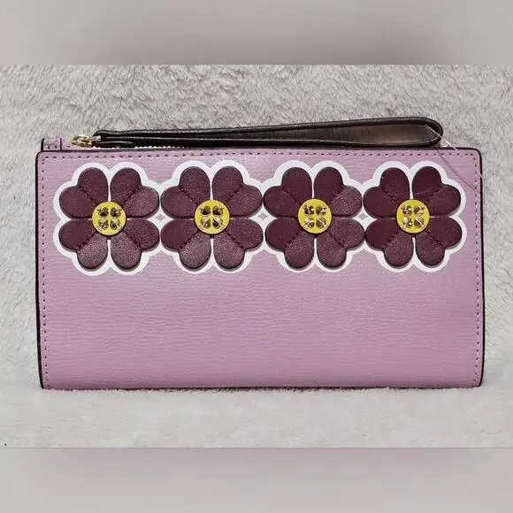 Kate Spade Purple Floral Wallet NWT