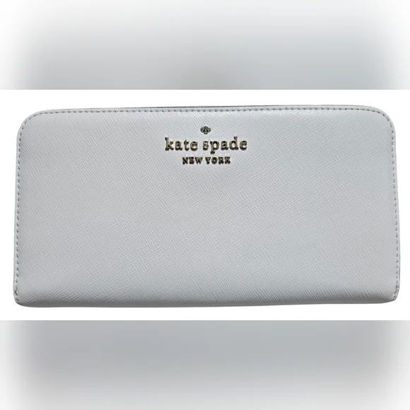 Kate Spade Saffiano Leather Zip Around Continental Wallet. Like New!
