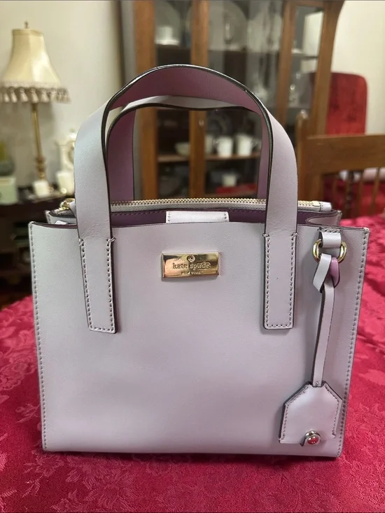 Kate Spade Lavender & Lilac Small Tote w/ Strap