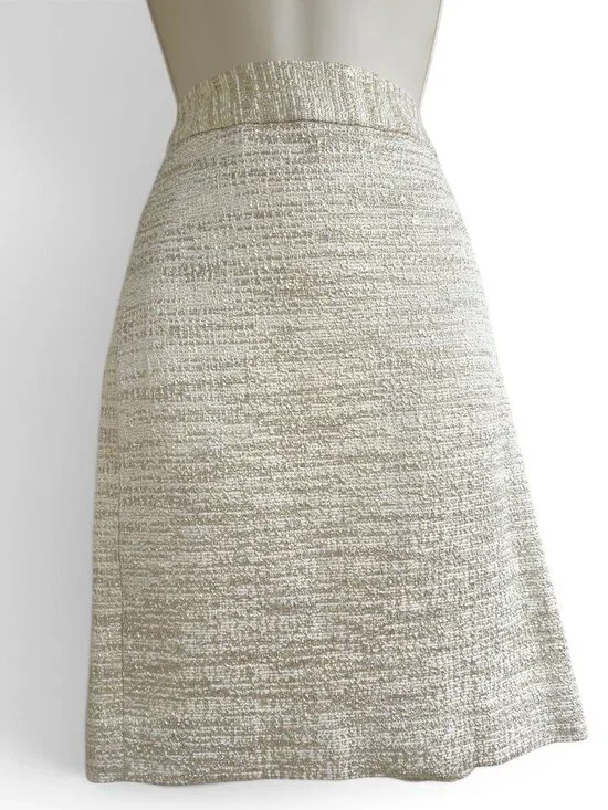 Kate Spade New York metallic tweed pencil skirt