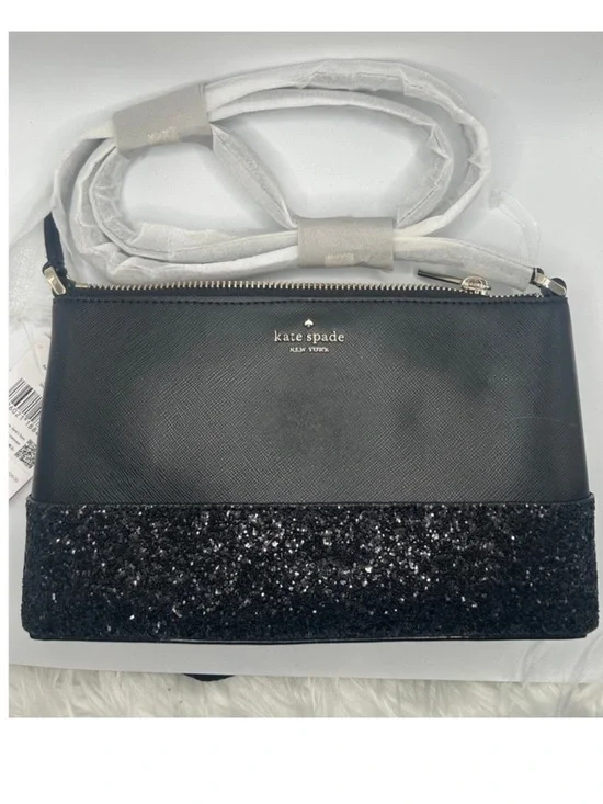 Kate Spade Flash Glitter Fabric Mixed Mat K8711 Crossbody Bag NWT $279