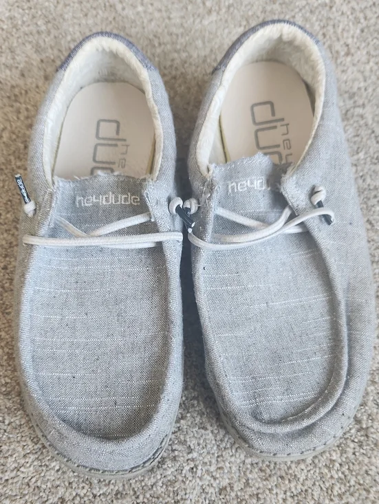Hey Dude Kids Lightweight Grey Slip-On Shoes