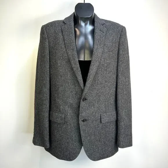J. Crew Ludlow Yorkshire Tweed Wool Blazer Gray 48607