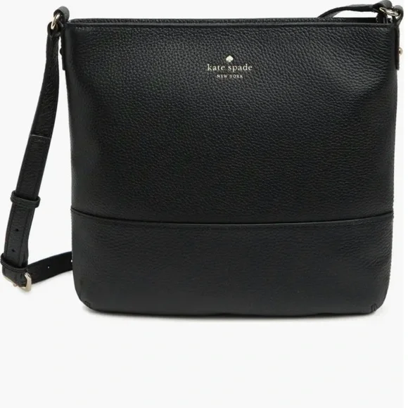 Kate Spade Southport Ave Cora Crossbody Black Bag w/Adjustable Strap NWT