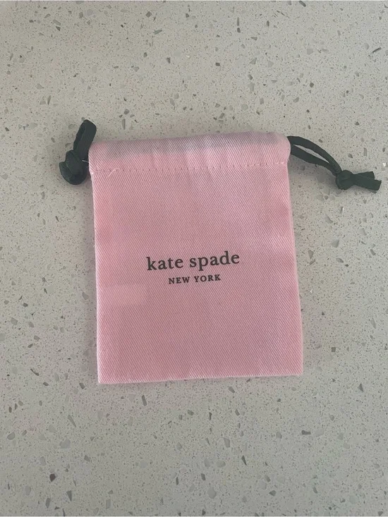 Kate Spade New York Bow Meets Girl Pave Studs with dustbag