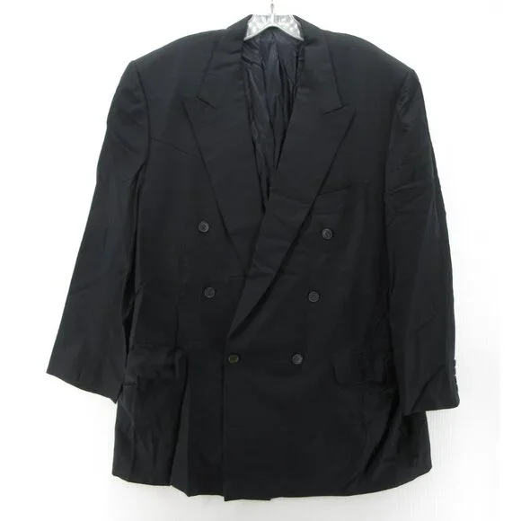 VINTAGE Ermenegildo Zegna Sport Coat Men 46 Barneys Blazer Double Breasted