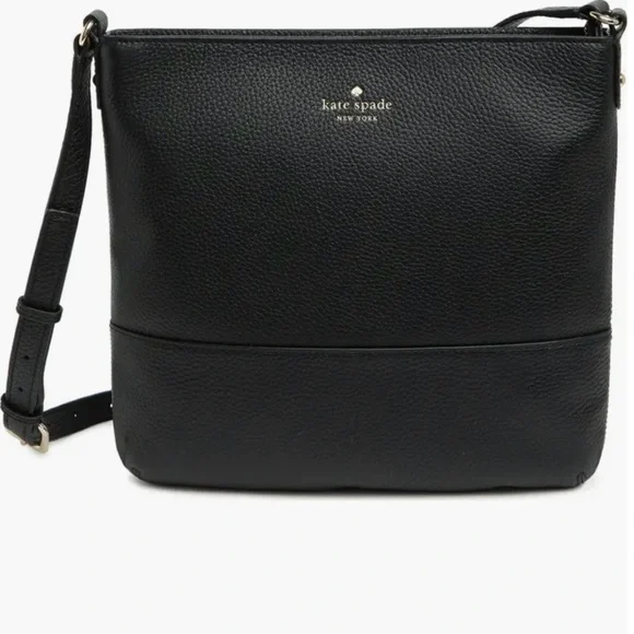 $280 NWOT Kate Spade Southport Ave Cora Crossbody Black Bag w/Adjustable Strap