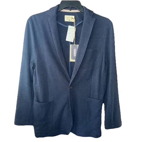 The Normal Brand Puremeso Blazer Mens Navy  Sportcoat Jacket Stretch Navy Large