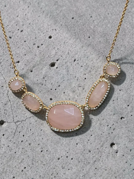 Kate Spade Park & Lex Quarry Gems Necklace