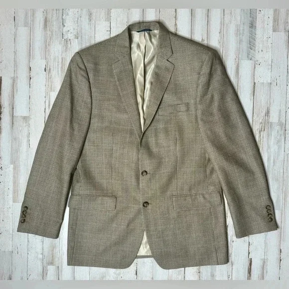 Ralph Ralph Lauren Blazer Jacket Men's 41L Brown Classic
