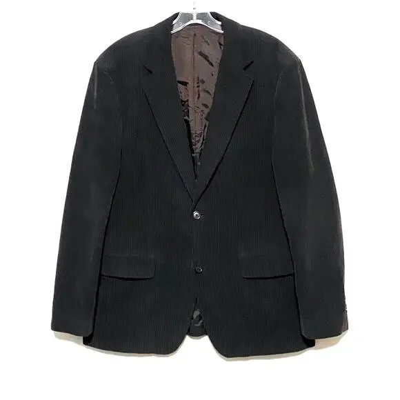 Boss Hugo Boss Maxwell Corduroy Sports Coat Men 44R Professional Academia Career