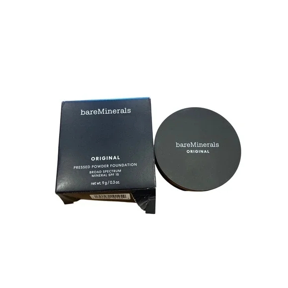 bareMinerals Original Pressed Powder Foundation SPF 15 in Neutral Medium 15 NIB