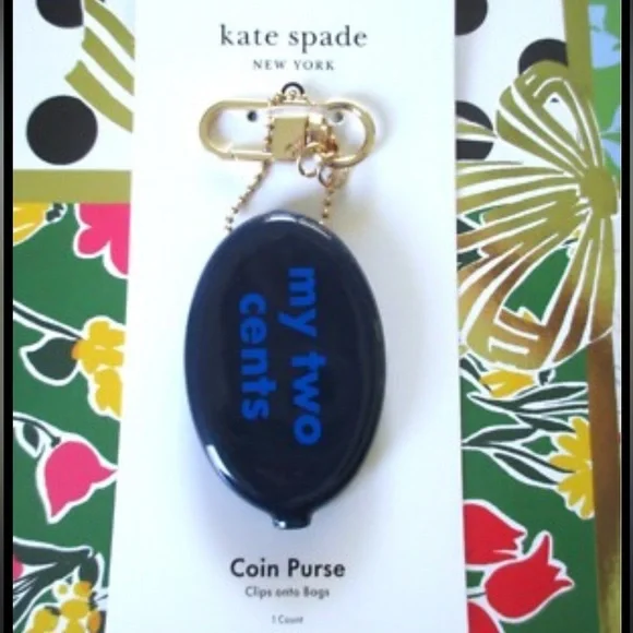 Kate Spade keychain Coin Purse new