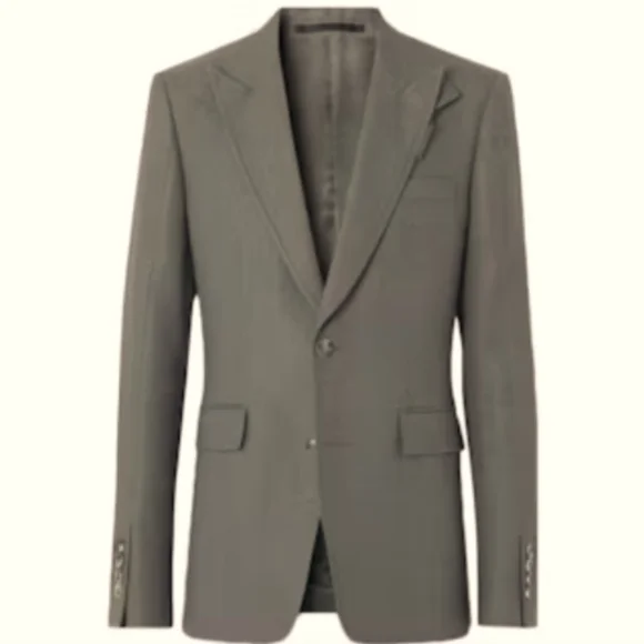 Burberry Kensington Wool Blazer Suit Jacket