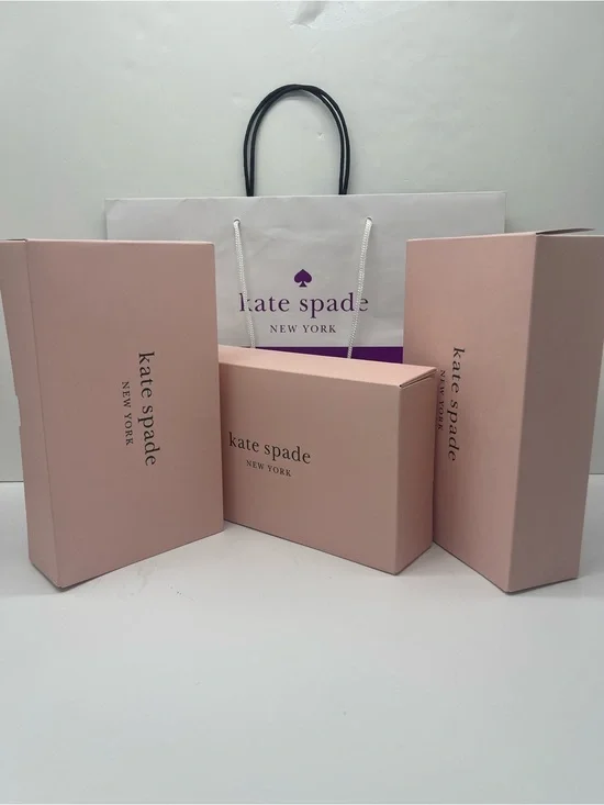 Kate Spade New York Empty Gift Boxes Set of 3 Authentic New Rectangular Boxes