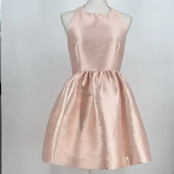 NWT Kate Spade Silk Faille Bow Back Dress size 6