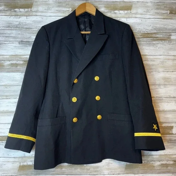 Vintage DSCP United States Naval Academy Light Weight Blazer Coat Men’s 36S