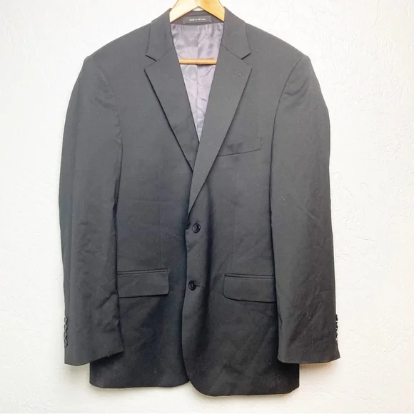 Kenneth Cole Awearness blazer solid black 40L slim fit