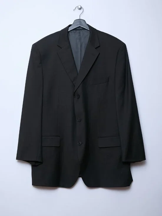 BOSS Hugo Boss Blazer Mens 46 Super 150 Wool Suit Jacket Business Casual
