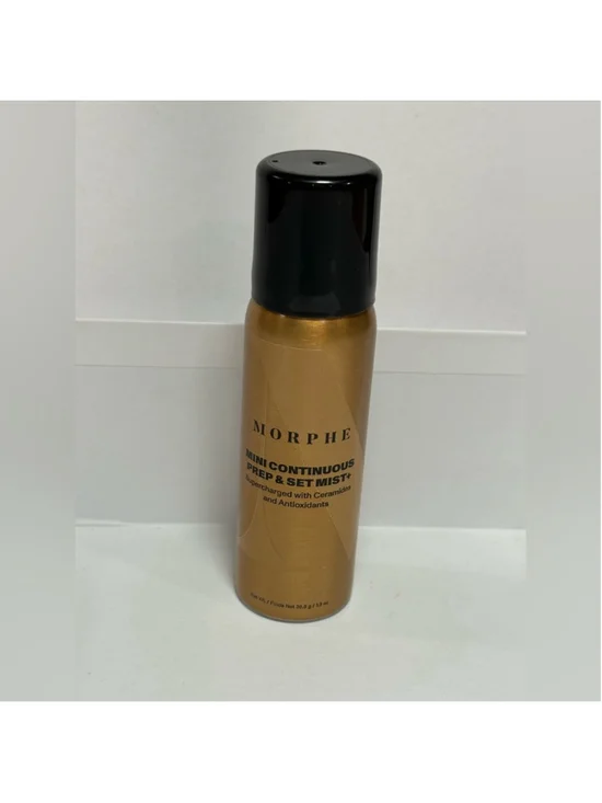 Morphe Continuous Prep & Set Setting Mist+ 1.3 Oz NEW - Gold $15