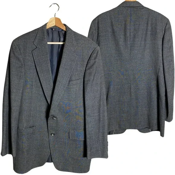 Austin Reed Wool Sport Coat Dinner Jacket Blazer Men's Size 42R* Gray Career