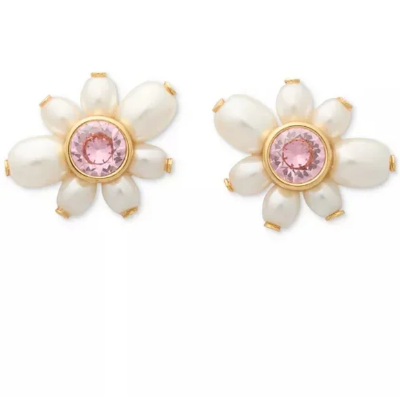 New Kate Spade Pearl‎ Flower Stud Earrings