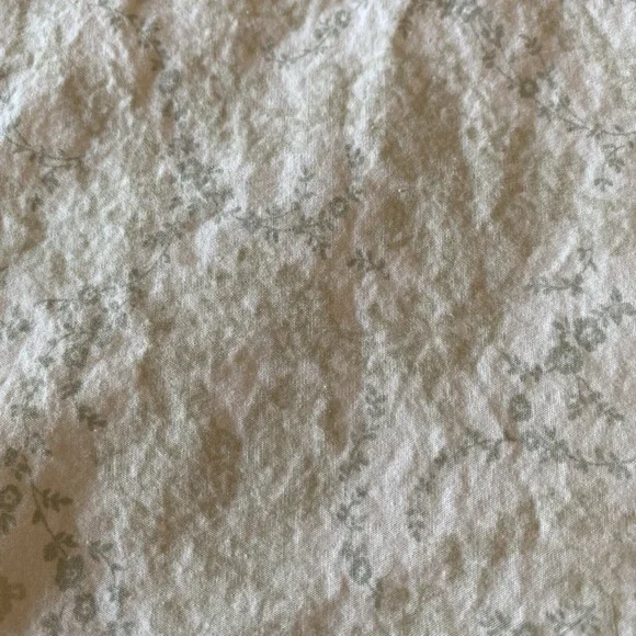 SIMPLY SHABBY CHIC ONE  KING SIZE GREEN FLORAL PILLOW COVER CASE sham