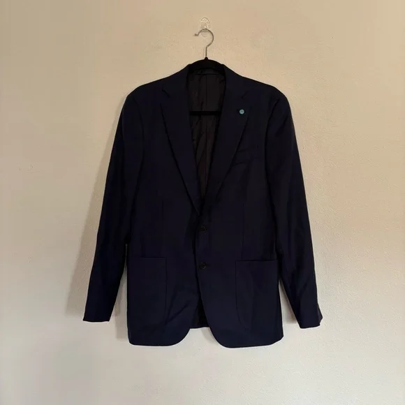 EIDOS Napoli Mens Wool Blazer Size 46R
