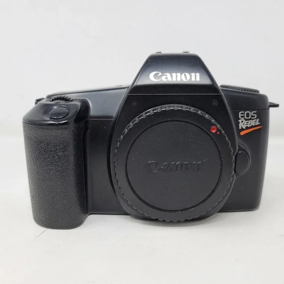 Canon EOS Rebel 35mm SLR Film Camera Body Black Made in Japan