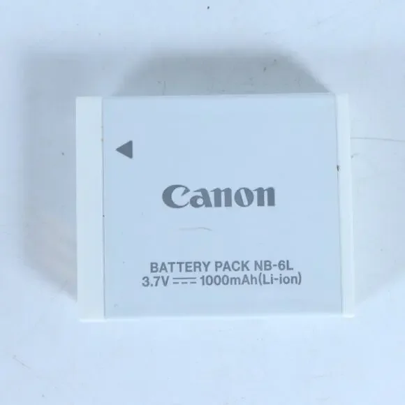 Authentic Canon Brand NB-6L (2607B001AA) Li-Ion Camera Battery