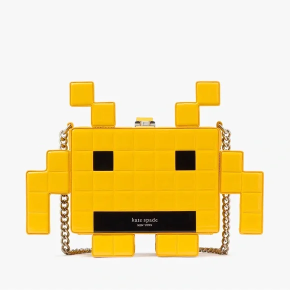 Kate Spade Space Invaders X Kate Spade New York Patent 3d Alien Crossbody