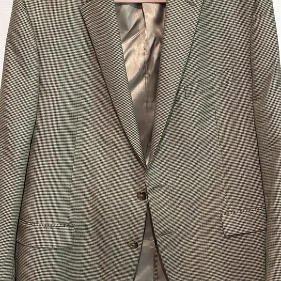 RALPH LAUREN Blazer MENS 50R BROWN HOUNDSTOOTH SPORT COAT XXL