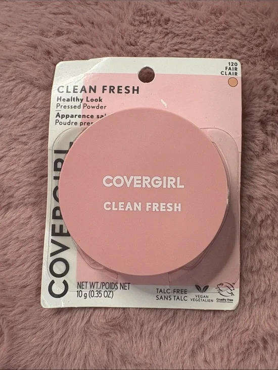 New Cover Girl Clean Fresh Healthy Look Pressed Powder - 120 Fair