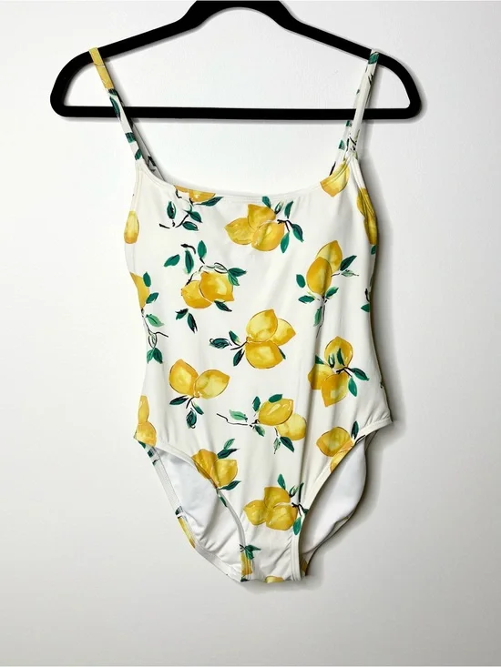Kate Spade Classic Lemon One Piece Swimsuit