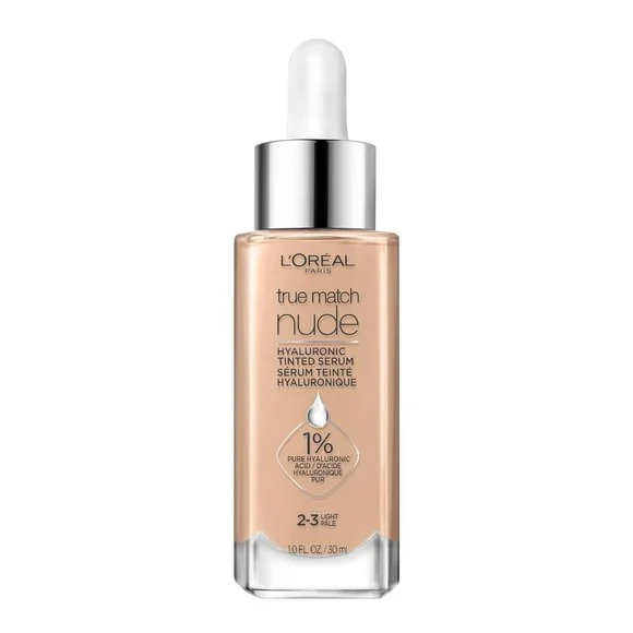 Medium Nude Hyaluronic Tinted Serum Foundation with 1% Hyaluronic acid