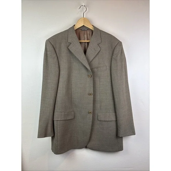 Zillioni Men's Blazer Sport Coat Made In Italy Size‎ 42 Wool Vitale Canonico