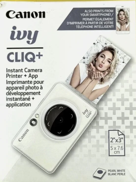 Canon Ivy Cliq+ Instant Camera Printer + App