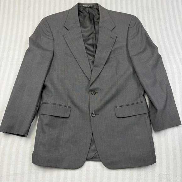 Jones New York Sport Coat Mens 40R Wool Meer And Frank 2 Button Suit‎ Jacket