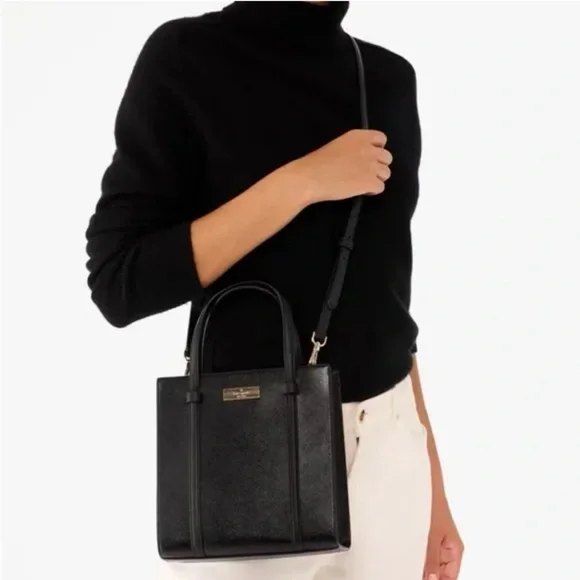 Kate Spade New York KENZIE LIMITED EDITION SMALL TOTE Black,‎ New